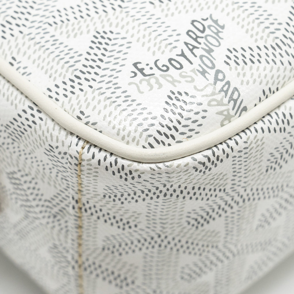 GOYARD CAPE VERT CROSSBODY BAG GOYARDLINE CANVAS WHITE SHW