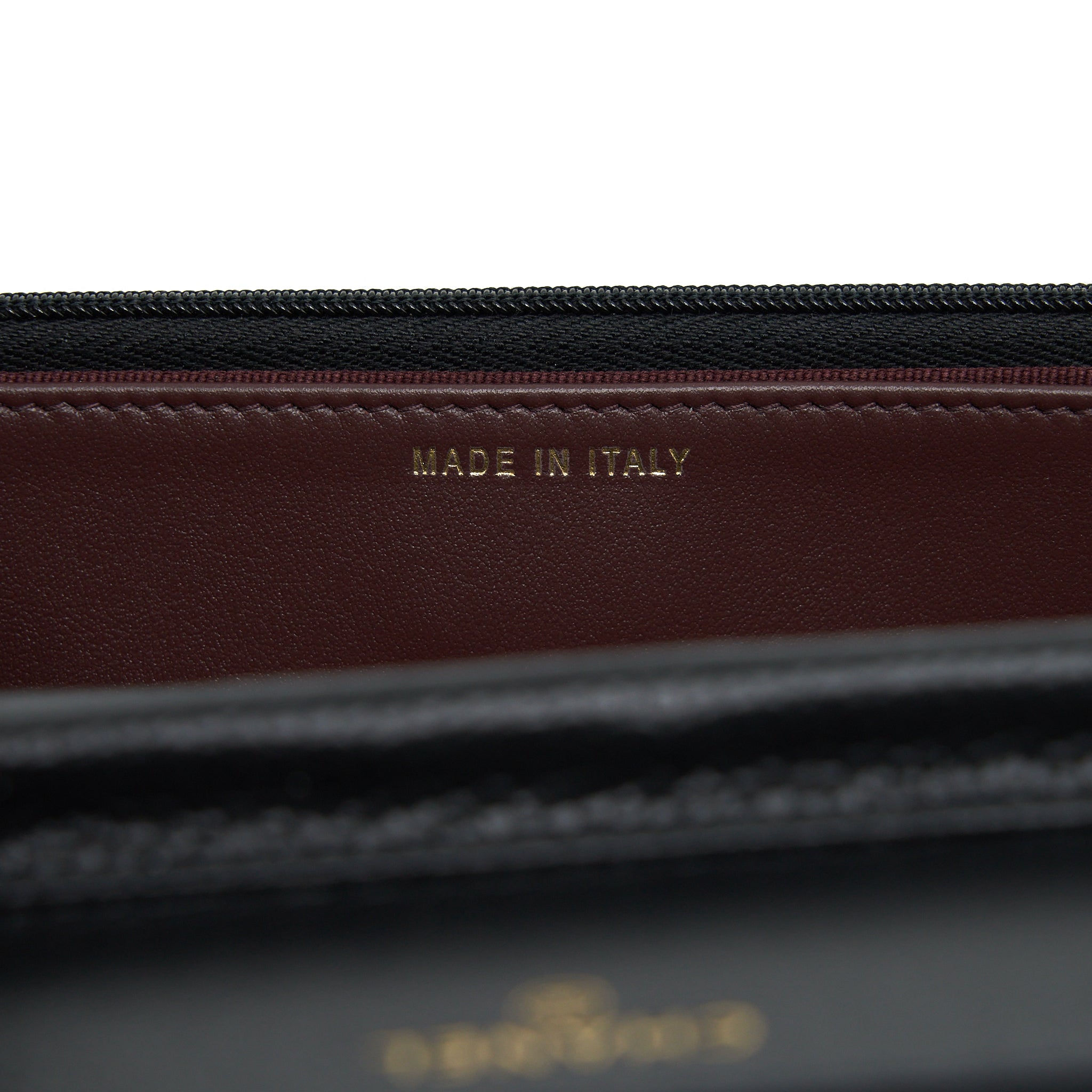 CHANEL CLASS WALLET ON CHAIN CAVIAR BLACK GHW (MICROCHIP)