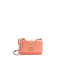CHANEL 19 WALLET ON CHAIN GOATSKIN PINK WITH GOLD AND SILVER HARDWARE