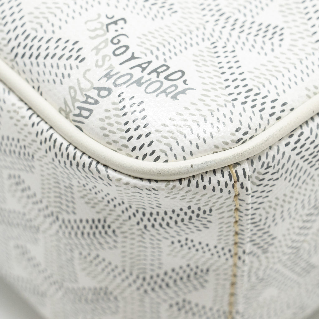 GOYARD CAPE VERT CROSSBODY BAG GOYARDLINE CANVAS WHITE SHW
