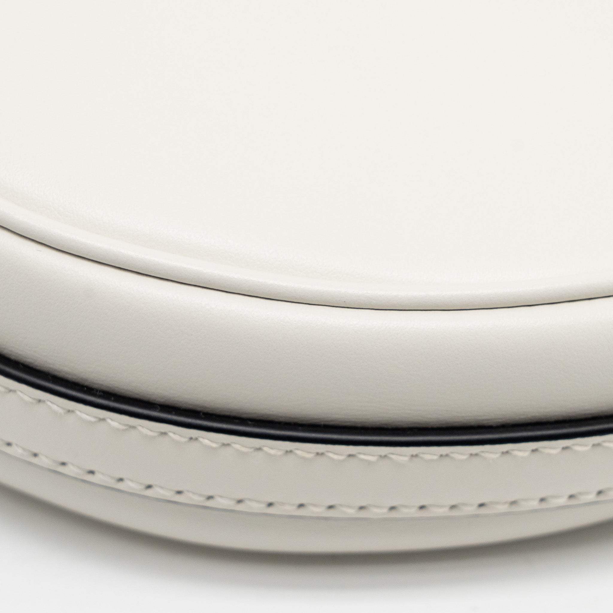 PRADA ARQUÉ SMALL SHOULDER BAG CALFSKIN WHITE GHW