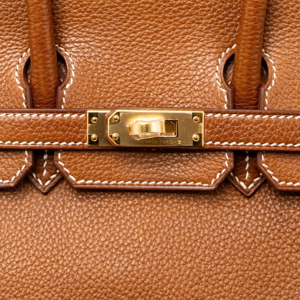 HERMES BIRKIN 25 BARENIA FAUBOURG 34 FAUVE GHW