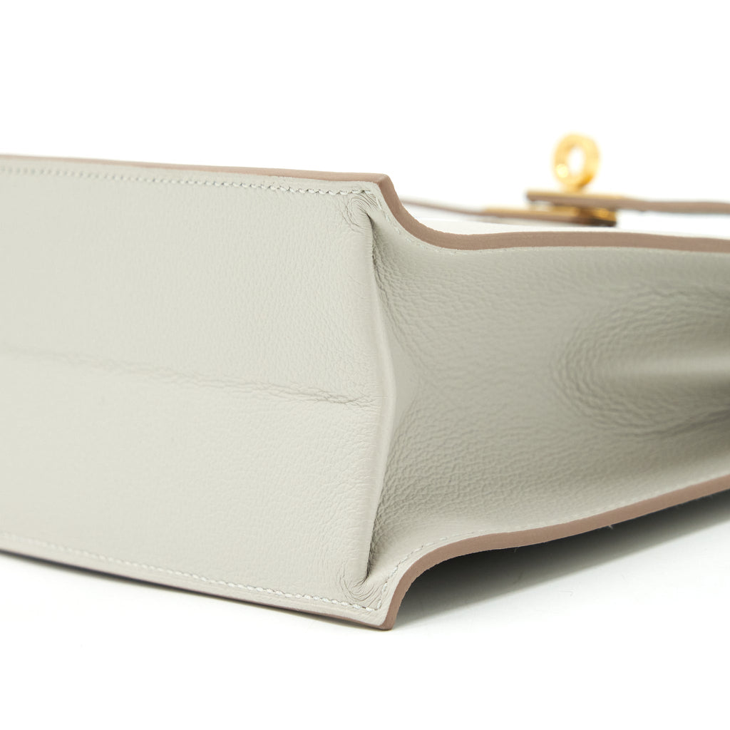 HERMES KELLY DANSE EVERCOLOR GRIS PEALE GHW
