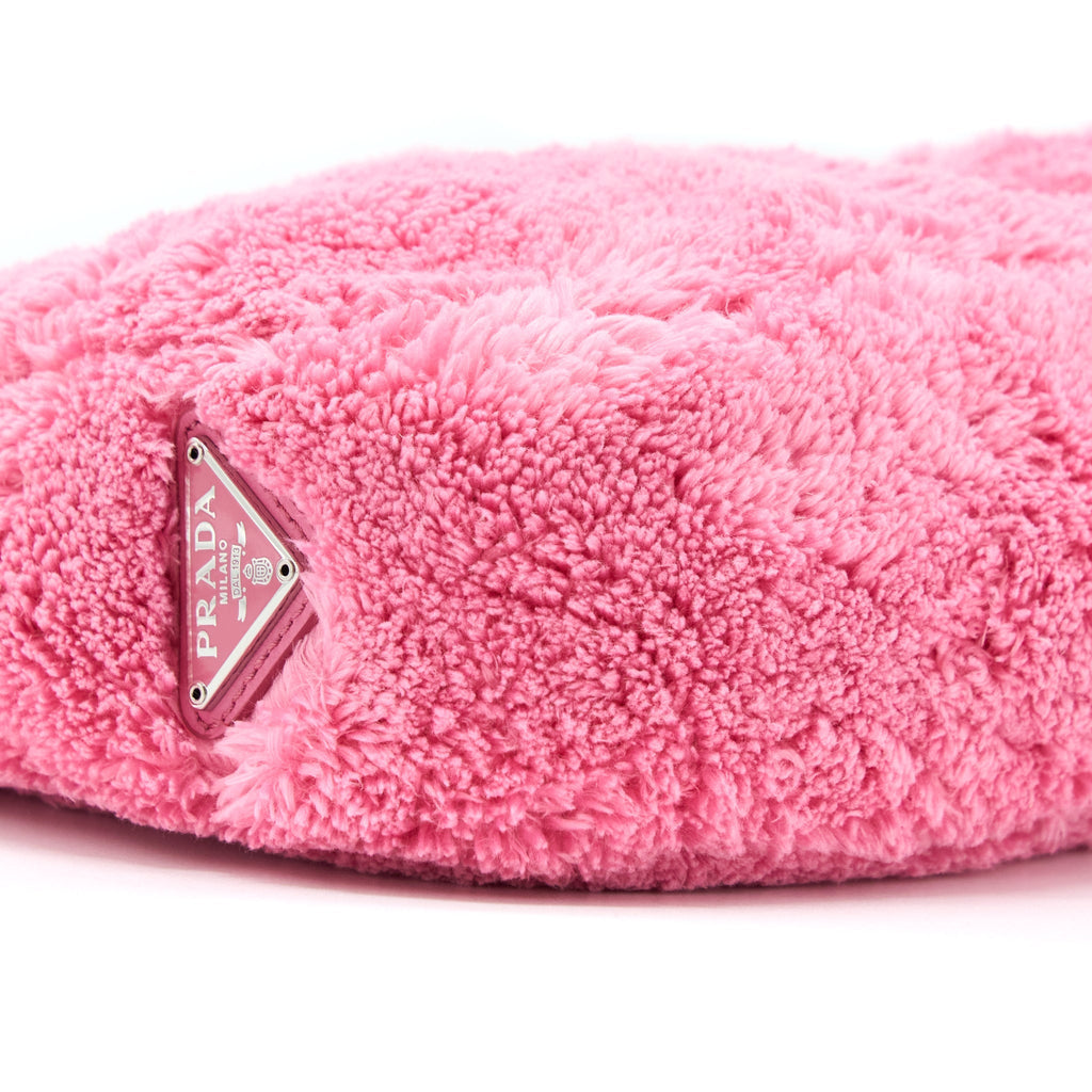 PRADA REEDITION 2000 TERRY MINI BAG PINK