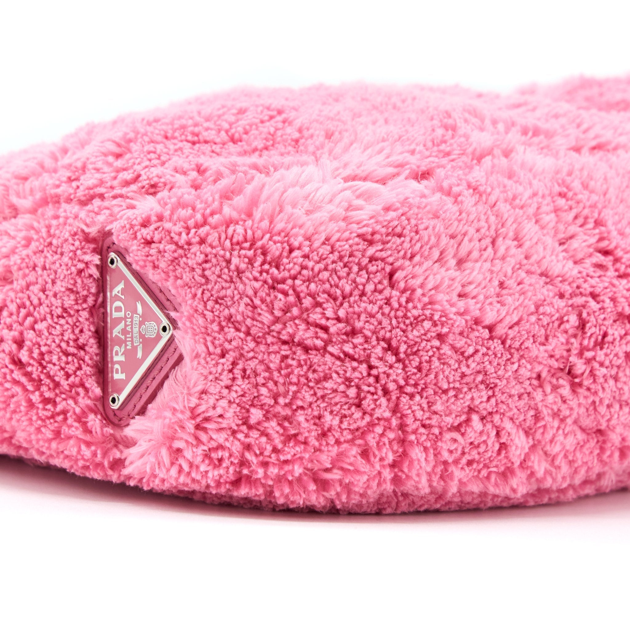 PRADA REEDITION 2000 TERRY MINI BAG PINK