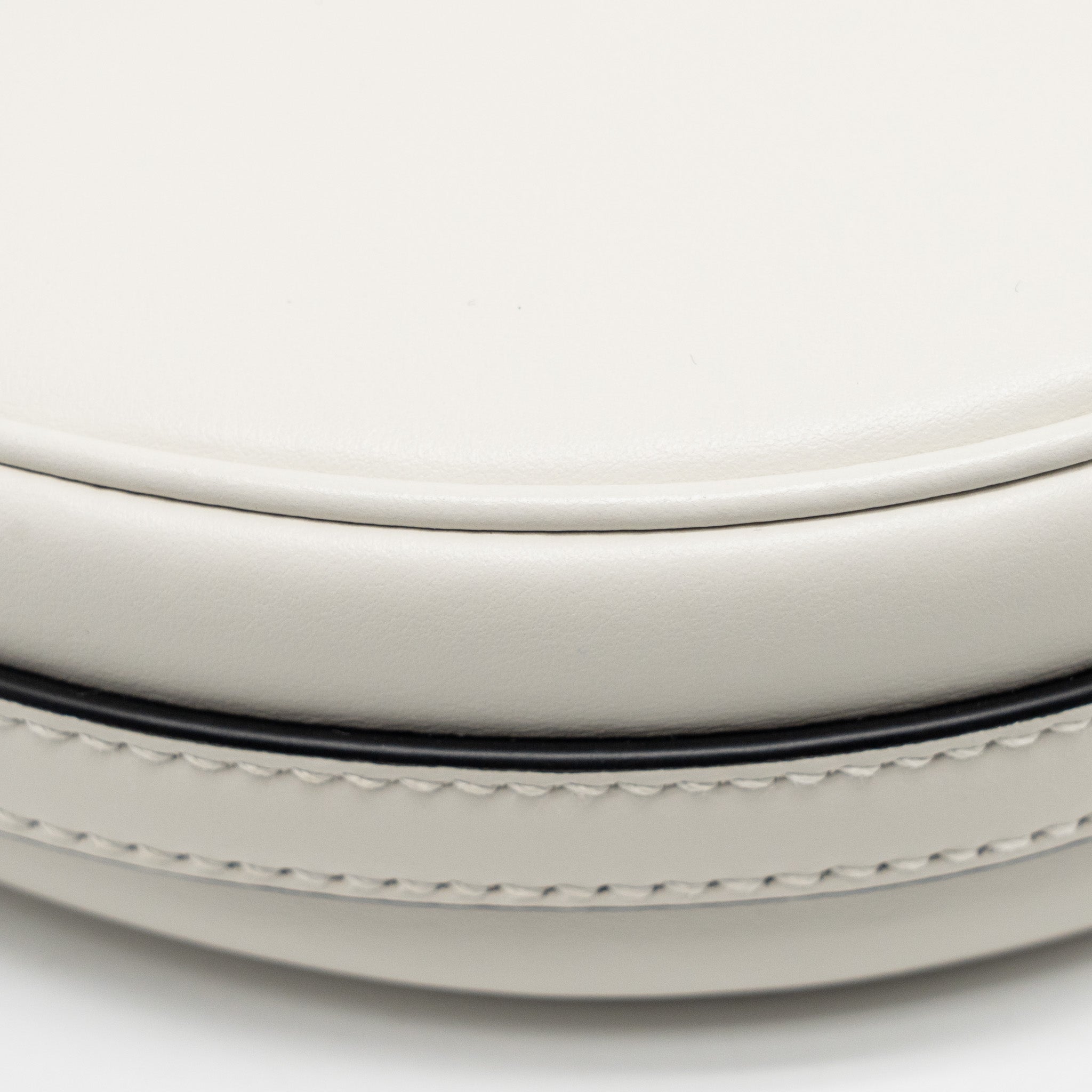PRADA ARQUÉ SMALL SHOULDER BAG CALFSKIN WHITE GHW