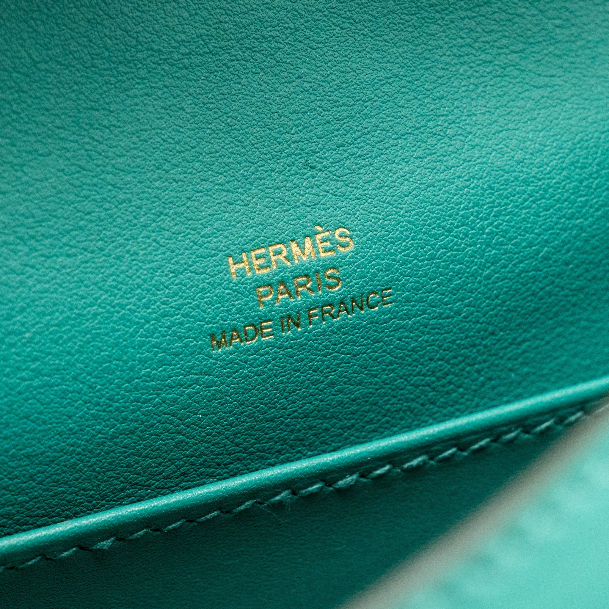 HERMES KELLY POCHETTE SWIFT VERT VERONE GHW