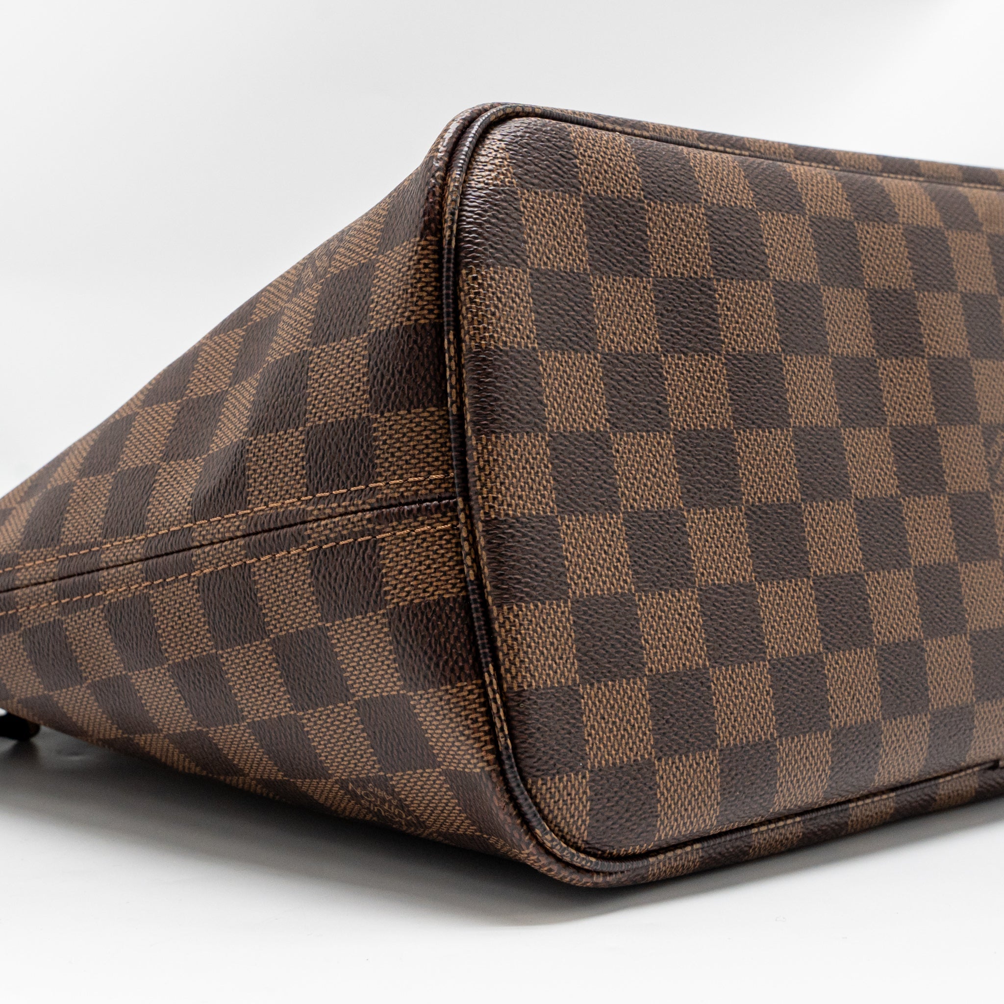 LOUIS VUITTON NEVERFULL MM DAMIER EBENE GHW