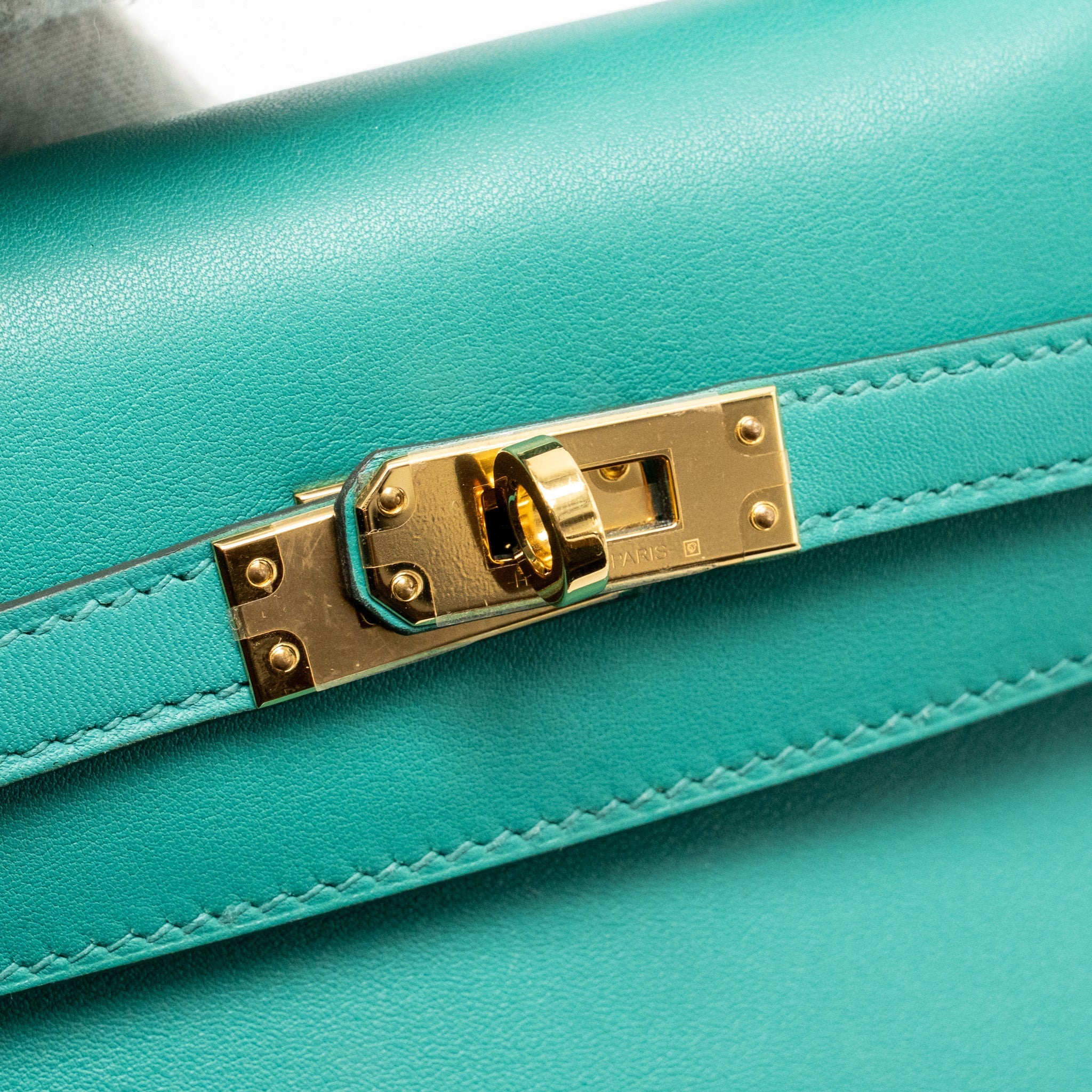 HERMES KELLY POCHETTE SWIFT VERT VERONE GHW