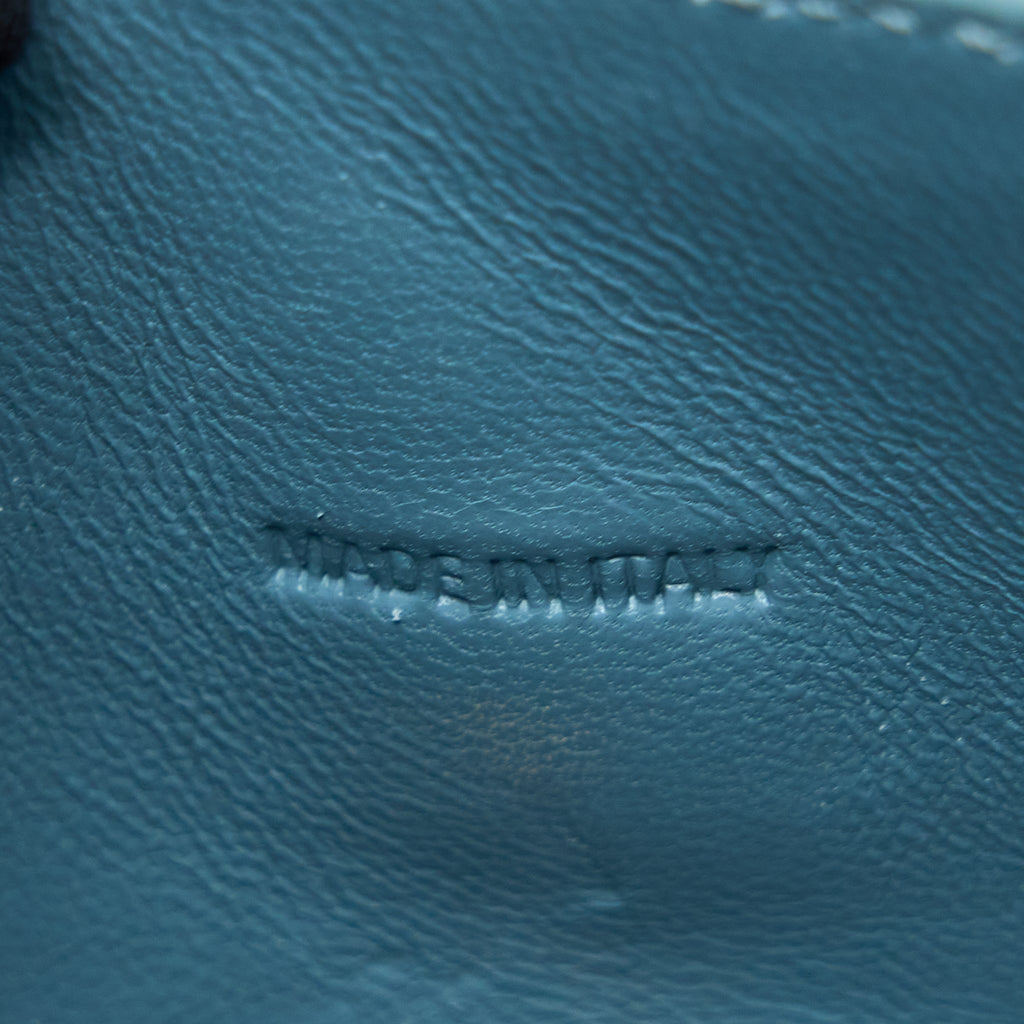 BALENCIAGA HOURGLASS XS CRO-EMBOSSED CALFSKIN LIGHT BLUE SHW