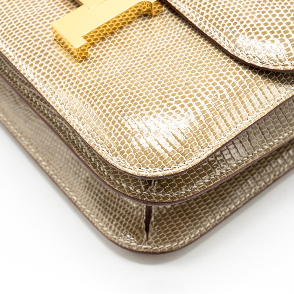 HERMES MINI CONSTANCE LIZARD NILOTICUS FICELLE GHW
