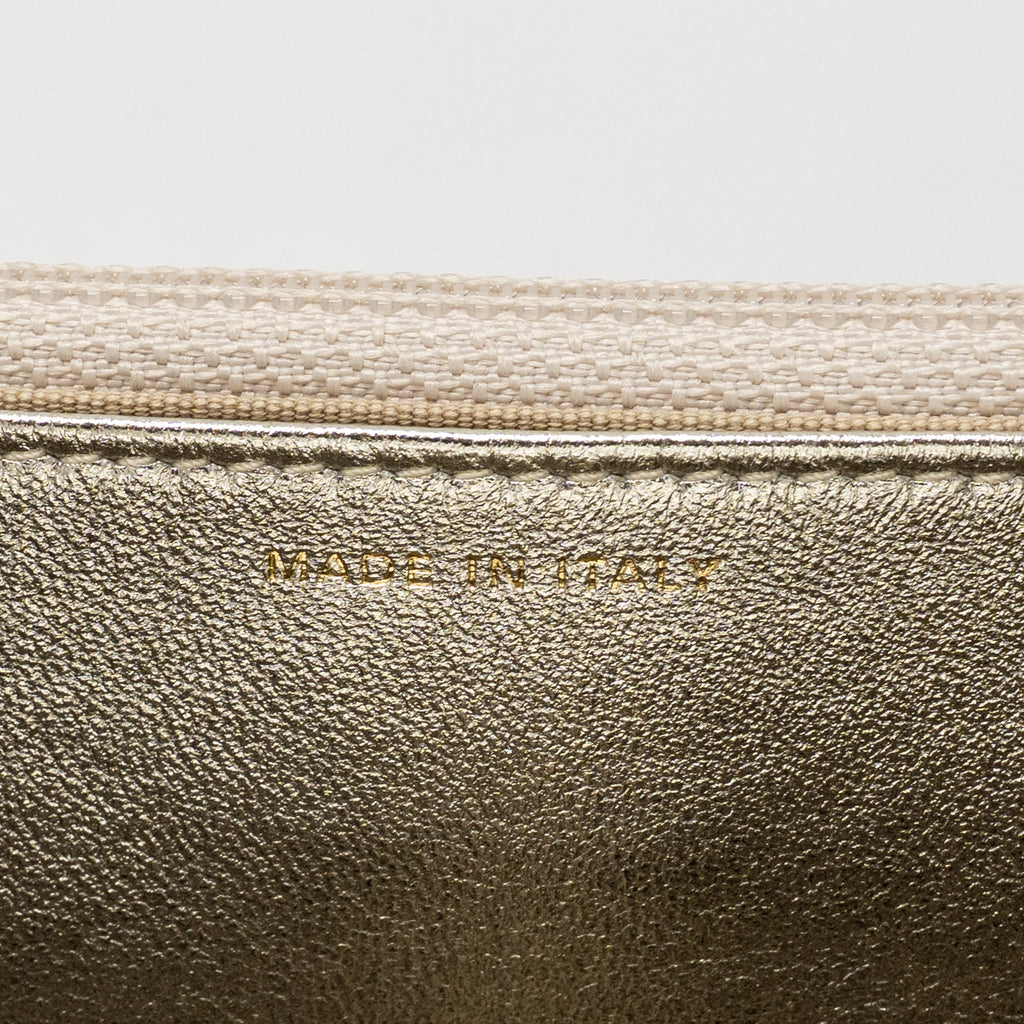CHANEL 21K WALLET ON CHAIN IRIDESCENT LAMBSKIN LGHW (MICROCHIP)