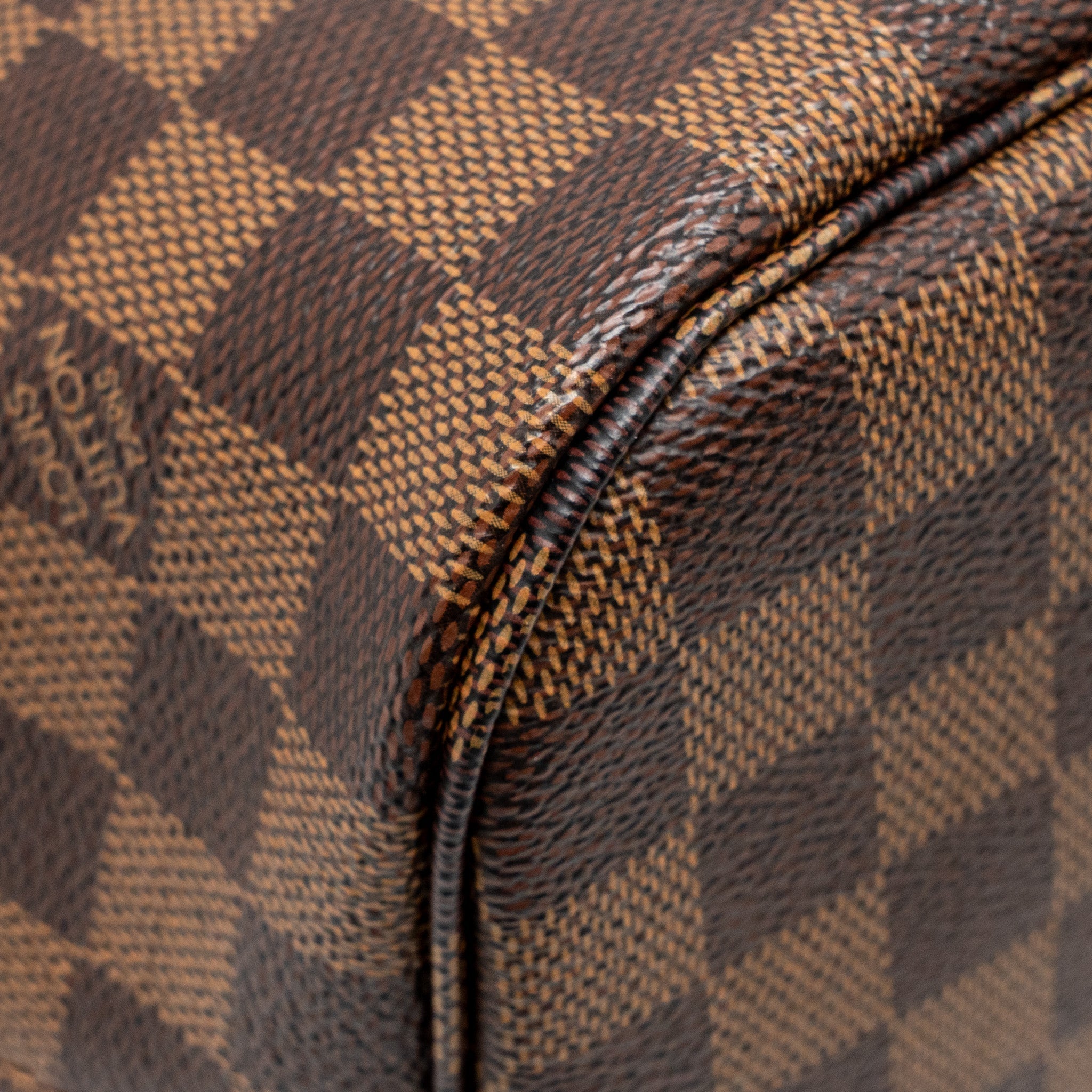 LOUIS VUITTON NEVERFULL MM DAMIER EBENE GHW