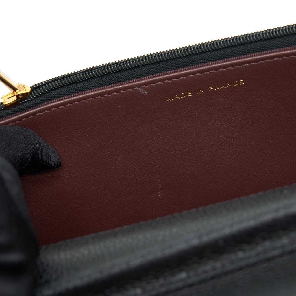 CHANEL CLASSIC WALLET ON CHAIN CAVIAR BLACK GHW