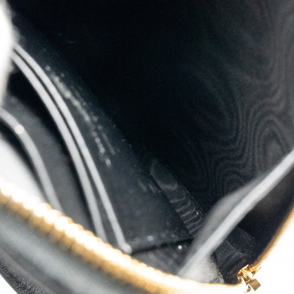 DIOR LADY DIOR CALL’IN DIOR PHONE HOLDER LAMBSKIN BLACK LGHW