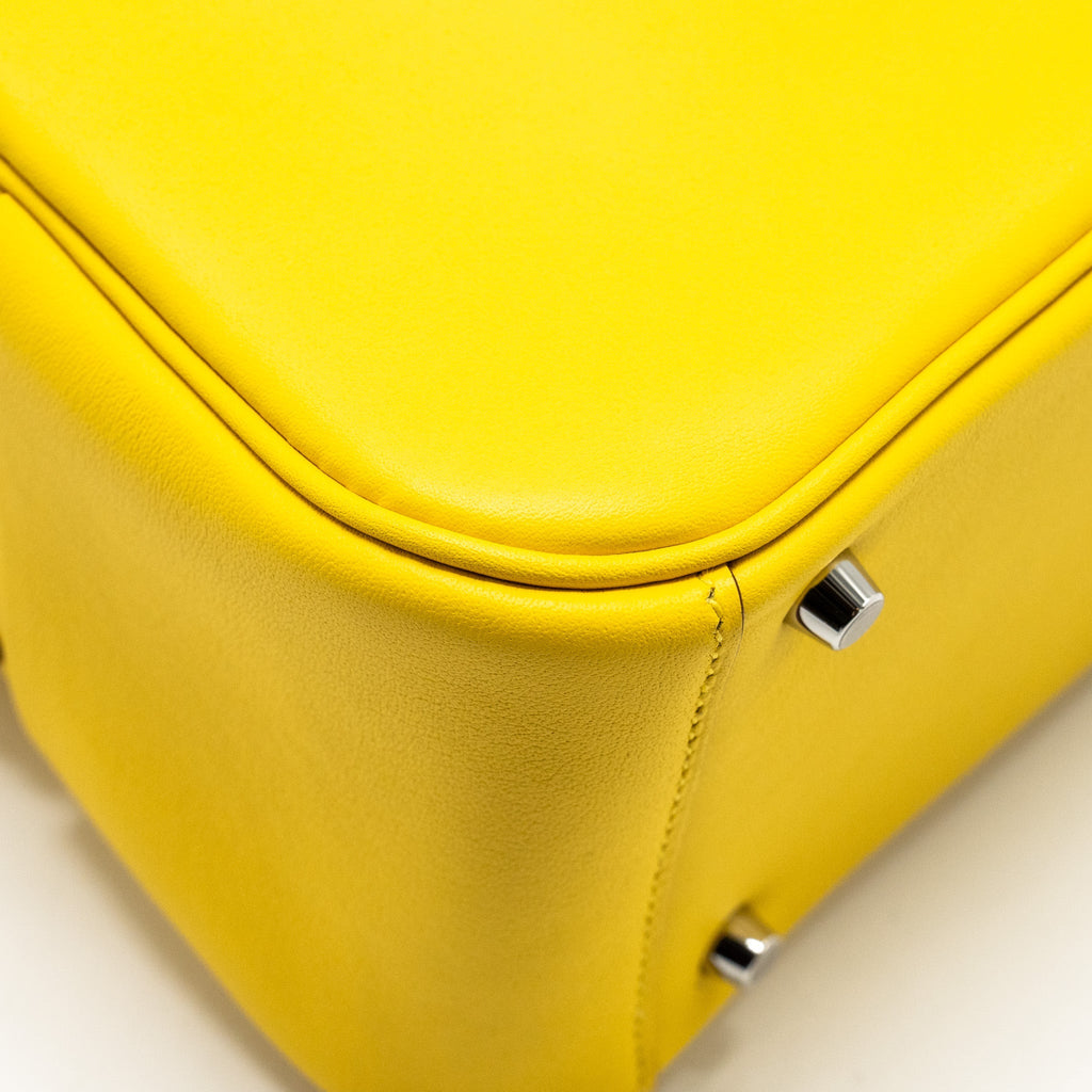 HERMES MINI LINDY SWIFT 9O JAUNE DE NAPLES SHW