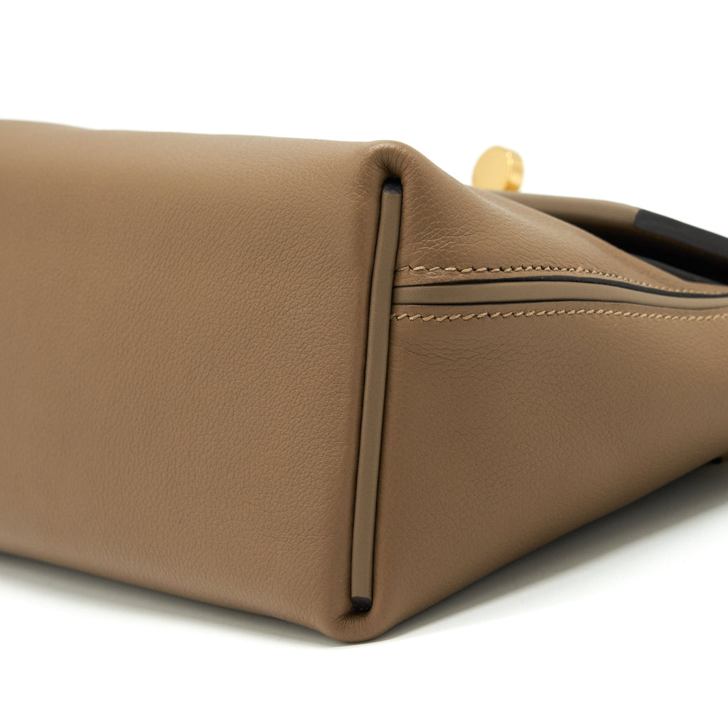 HERMES MINI 24/24 2424-21 BAG SWIFT/EVERCOLOR BEIGE DE WEIMAR/ETOUPE GHW