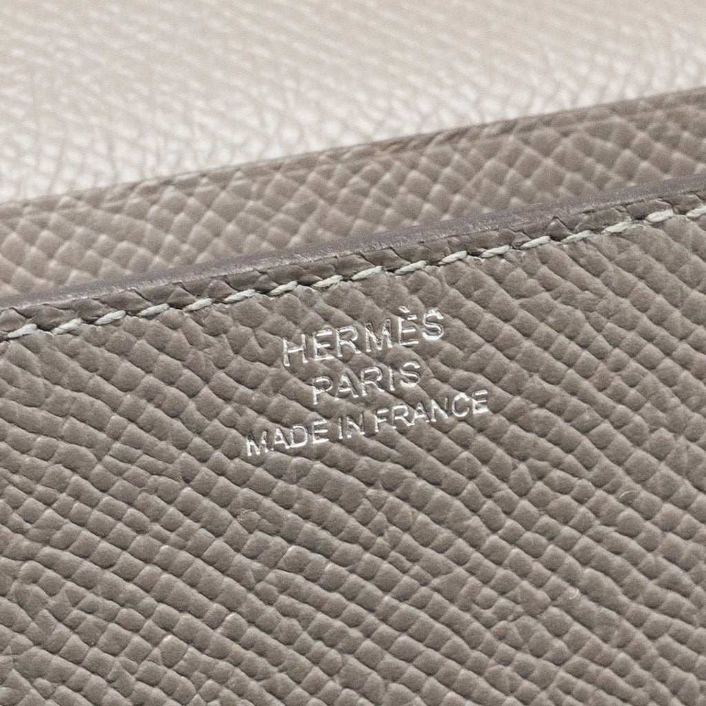 HERMES CLIC 16 WALLET EPSOM GRIS MEYER SHW