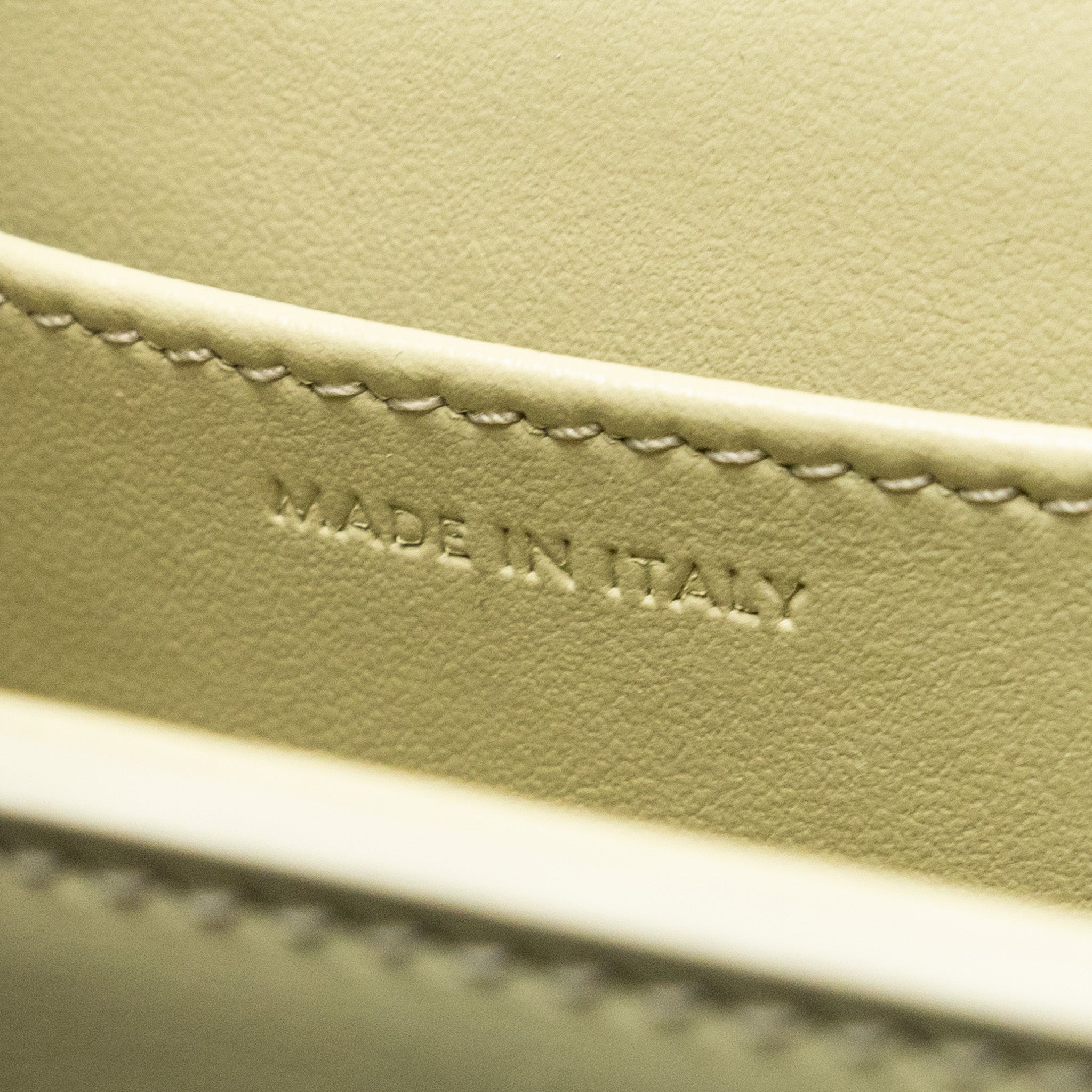 CELINE MINI CLAUDE SHINY CALFSKIN PISTACHIO GHW