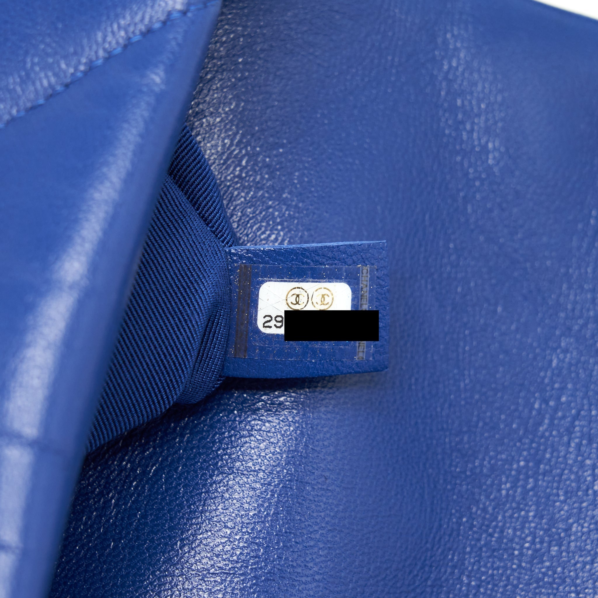 CHANEL MEDIUM 19 BAG GOATSKIN BLUE GOLD/SILVER HARDWARE