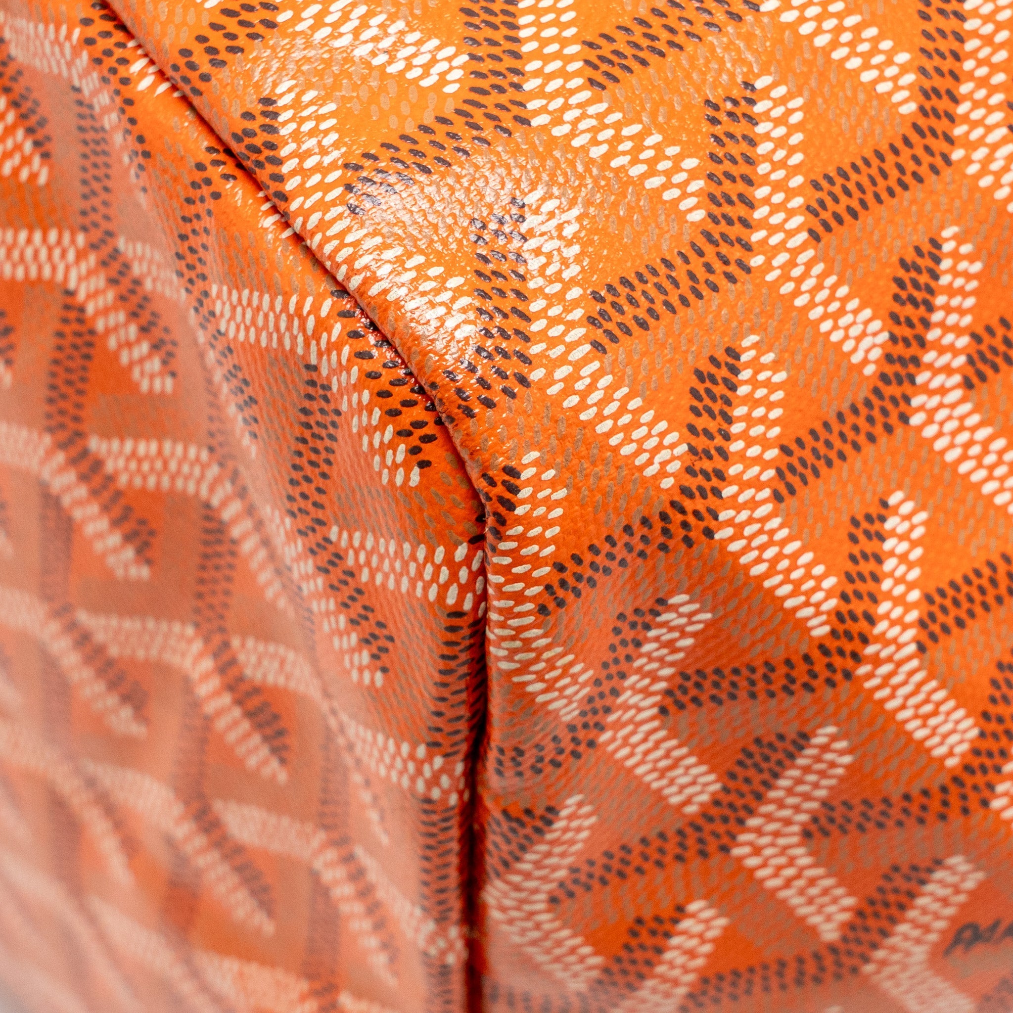GOYARD SAINT LOUIS GM TOTE BAG GOYARDINE CANVAS ORANGE SHW