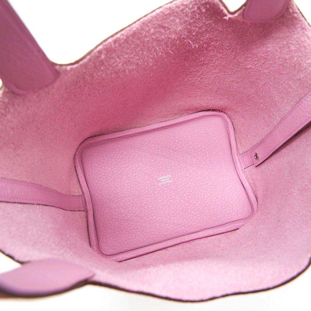 HERMES PICOTIN 18 LOCK BAG CLEMENCE X9 MAUVE SYLVESTRE SHW