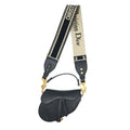 DIOR MINI SADDLE BAG CALFSKIN BLACK GHW