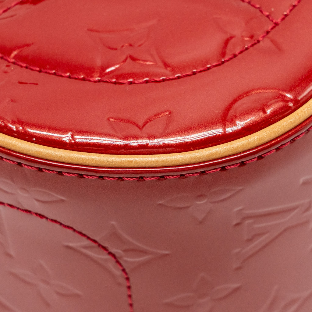 LOUIS VUITTON TROUVILLE PATENT LEATHER RED GHW