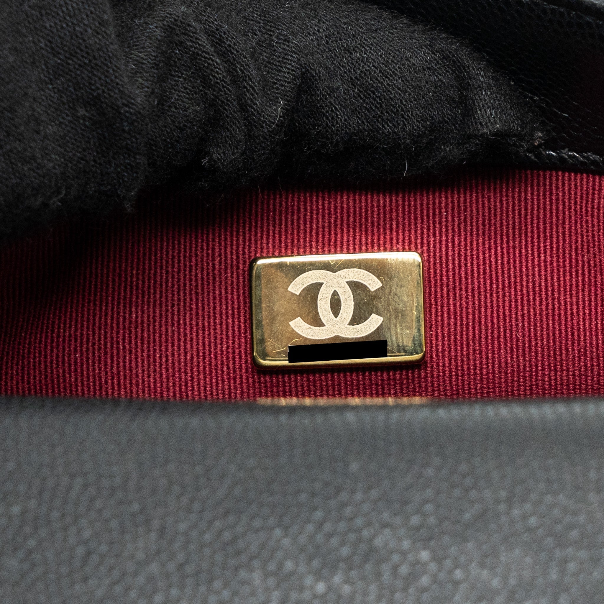 CHANEL MINI TWIST YOUR BUTTON FLAP BAG CAVIAR BLACK GHW(MICROCHIP)