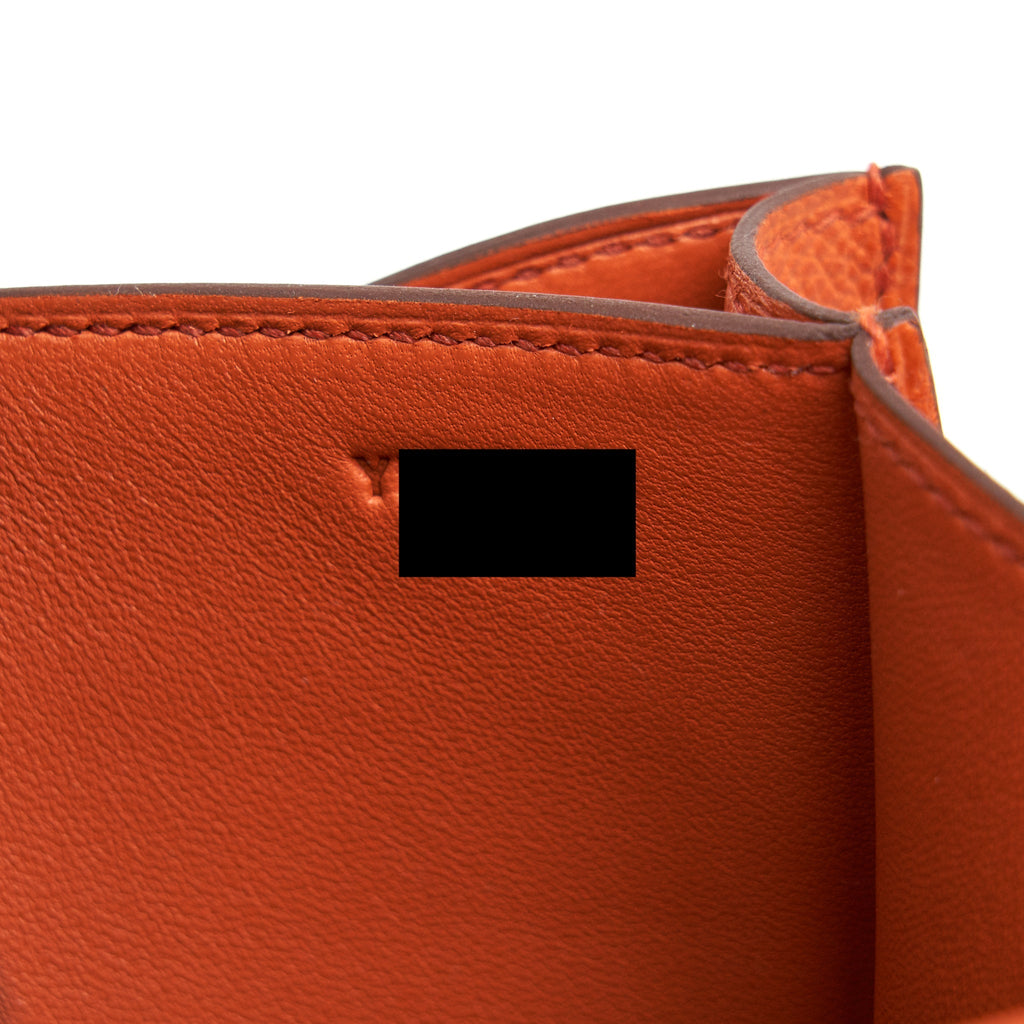HERMES CONSTANCE MINI VEAU EPSOM TERRE BATTUE/ ROSE CONFETTI