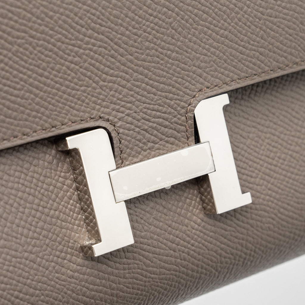 HERMES CONSTANCE TO GO EPSOM GRIS ETAIN SHW