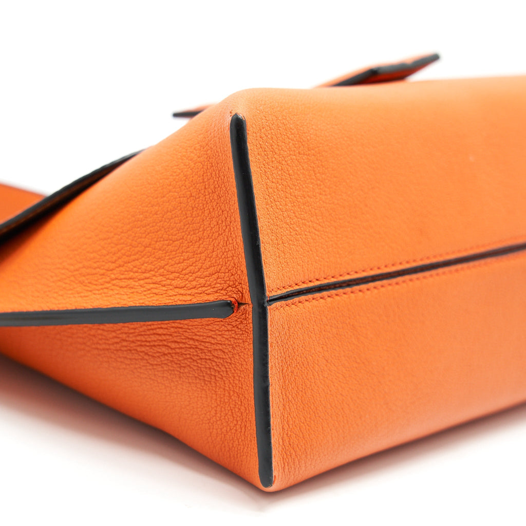 LOEWE CROSSBODY LEATHER BAG ORANGE