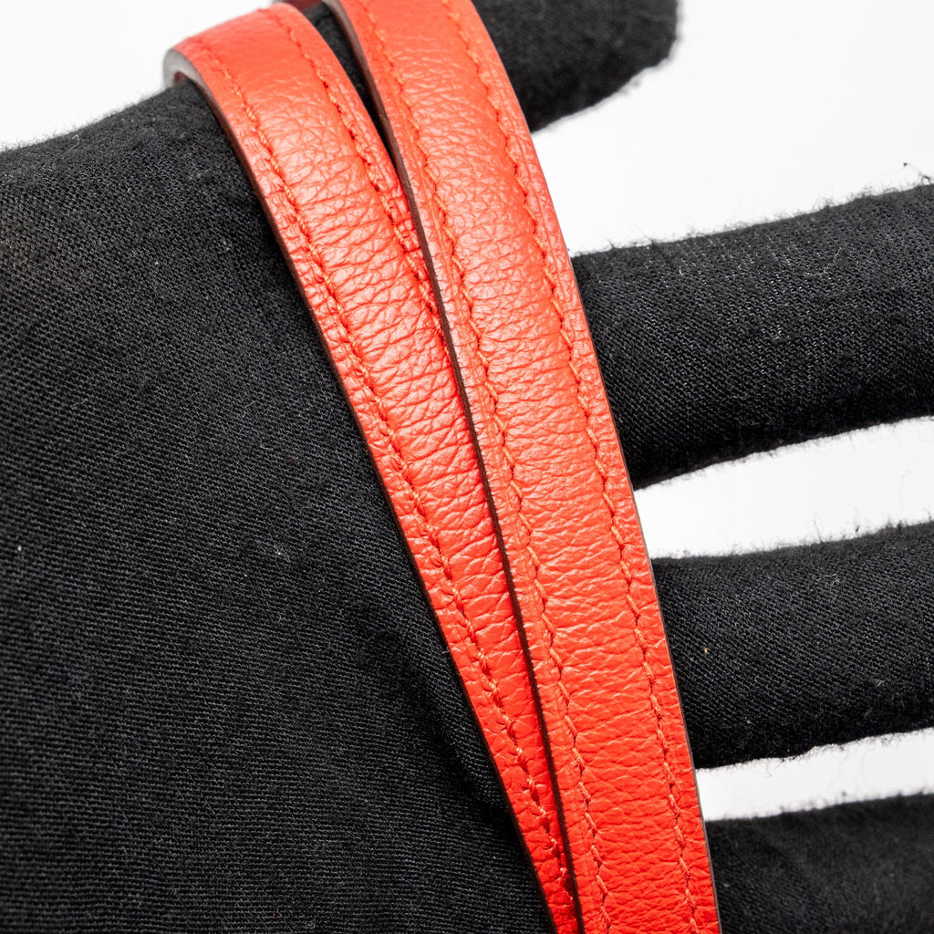 HERMES MINI CONSTANCE EVERCOLOR ROUGE DE COEUR GHW