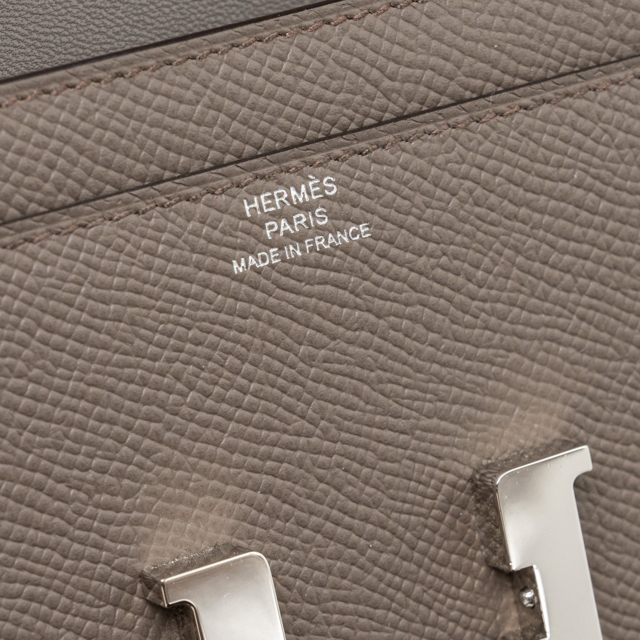 HERMES CONSTANCE TO GO EPSOM GRIS ETAIN SHW