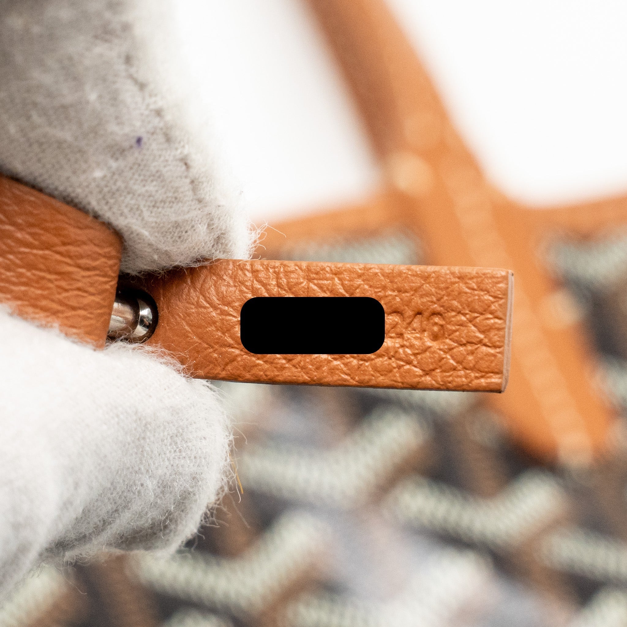 GOYARD MINI ANJOU TOTE BAG GOYARDLINE CANVAS / CALFSKIN TAN SHW