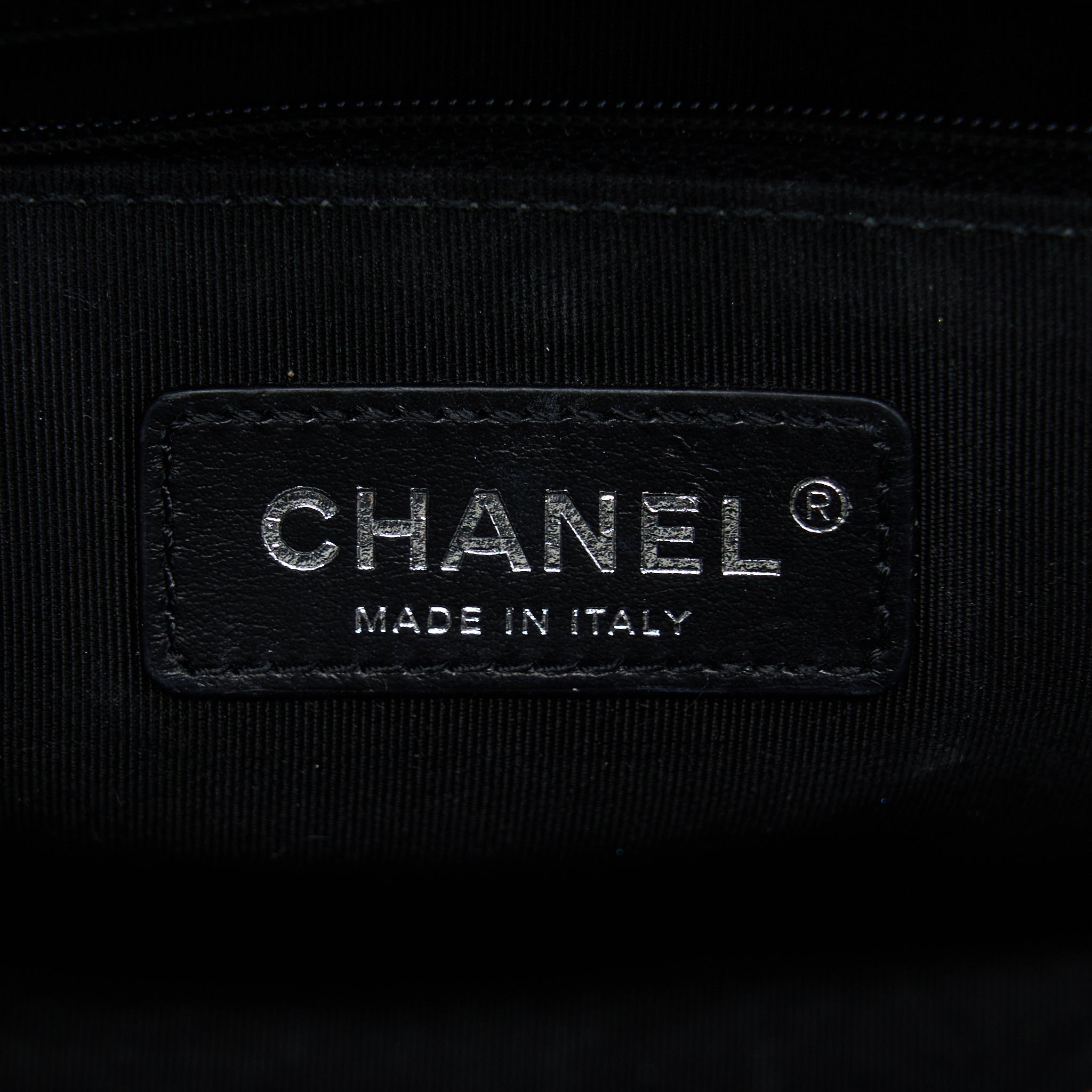 CHANEL SEASONAL FLAP BAG CAVIAR WHITE WITH BLACK HARDWARE