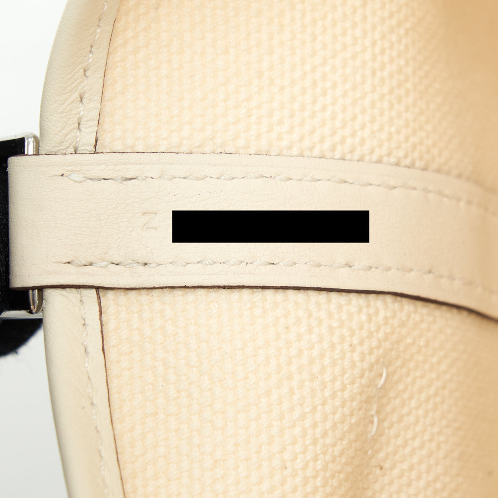 HERMES PICOTIN CARGO 18 LOCK BAG CANVAS/SWIFT ECRU/NATA SHW