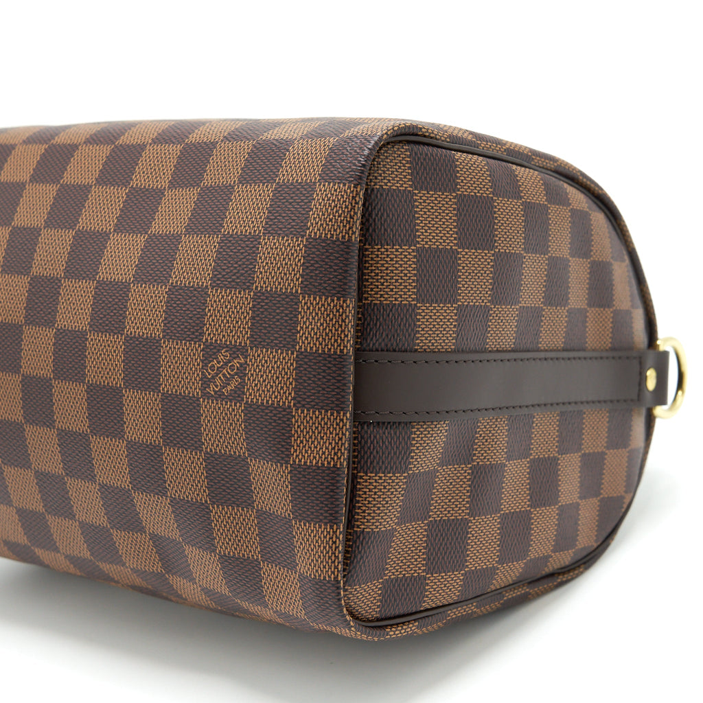 LOUIS VUITTON SPEEDY BANDOULIERE 25 DAMIER EBENE CANVAS GHW