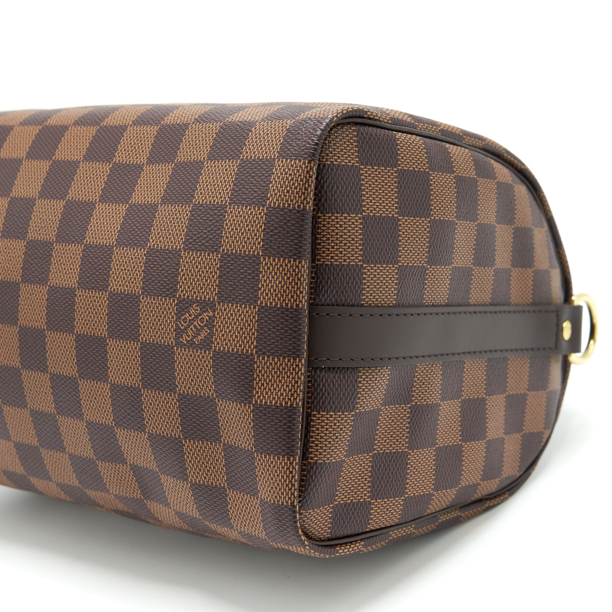 LOUIS VUITTON SPEEDY BANDOULIERE 25 DAMIER EBENE CANVAS GHW