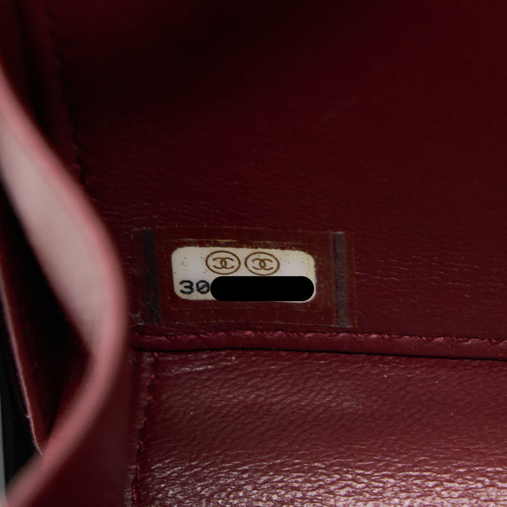 CHANEL 20K AUTHENTICITY CARD EVENING BAG GHW