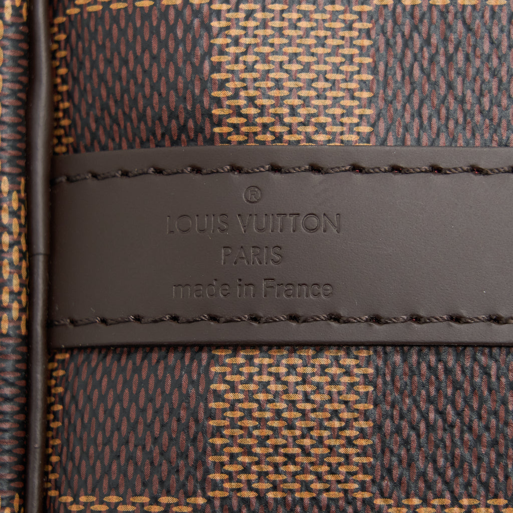 LOUIS VUITTON SPEEDY BANDOULIERE 25 DAMIER EBENE CANVAS GHW