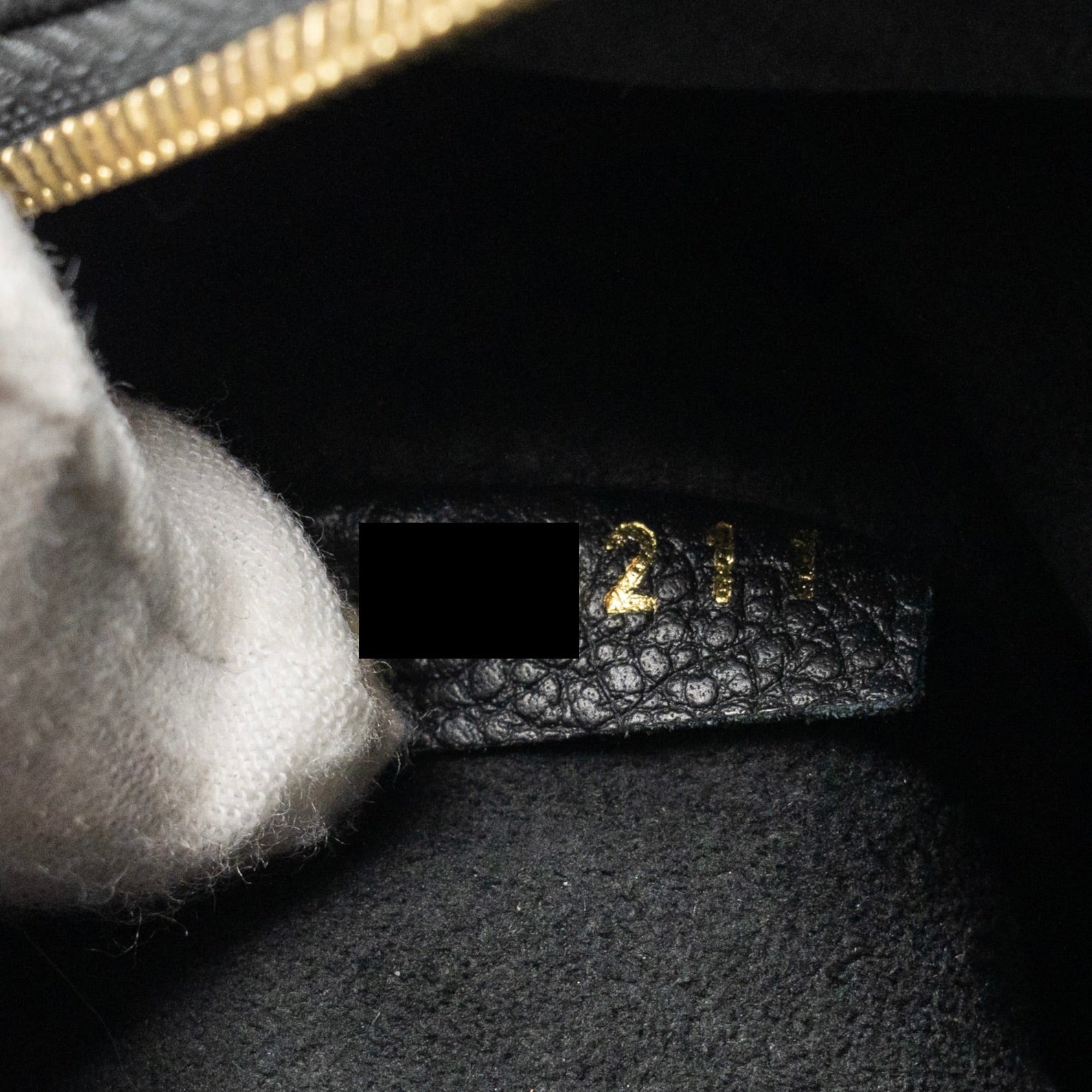 LOUIS VUITTON VAVIN PM MONOGRAM EMPREINTE LEATHER BLACK GHW