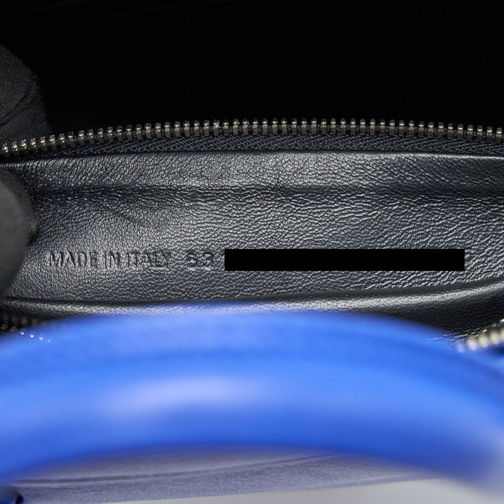 BALENCIAGA TRIANGLE DUFFLE XS BAG BLUE SHW