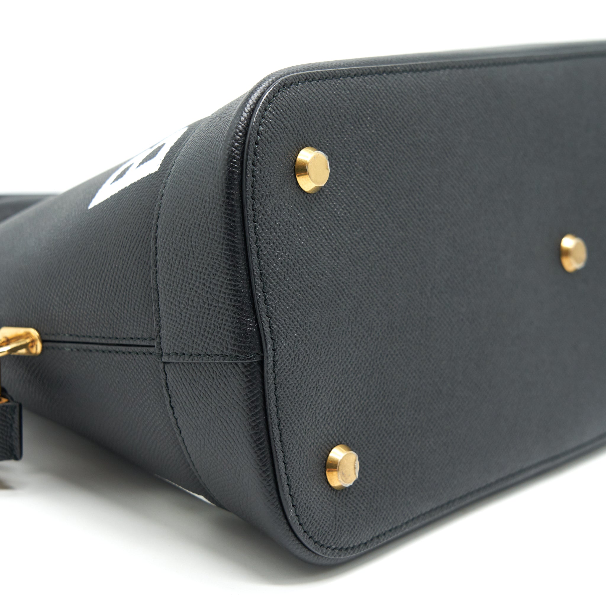 BALENCIAGA LARGE VILLA TOP HANDLE TOTE BAG BLACK