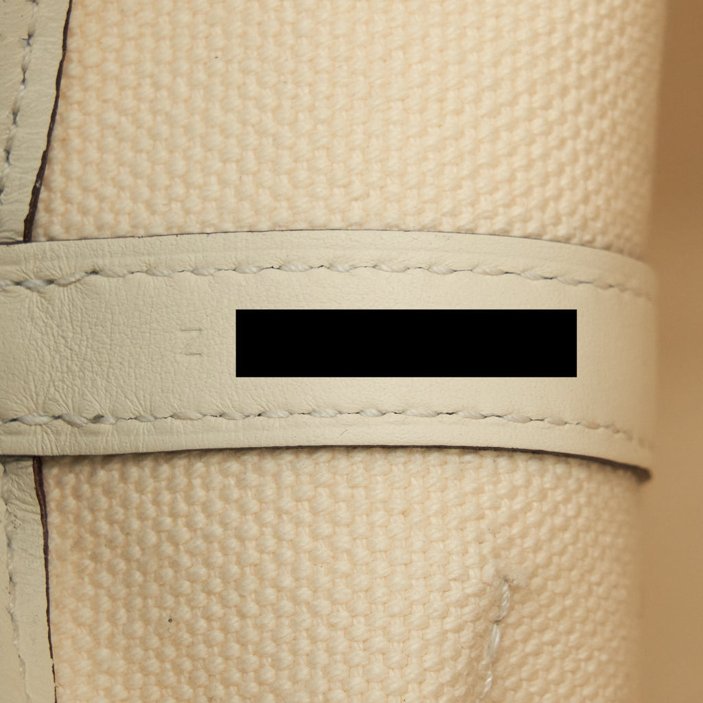 HERMES PICOTIN CARGO 18 SWIFT AND TOILE CANVAS ECRU/NATA SHW