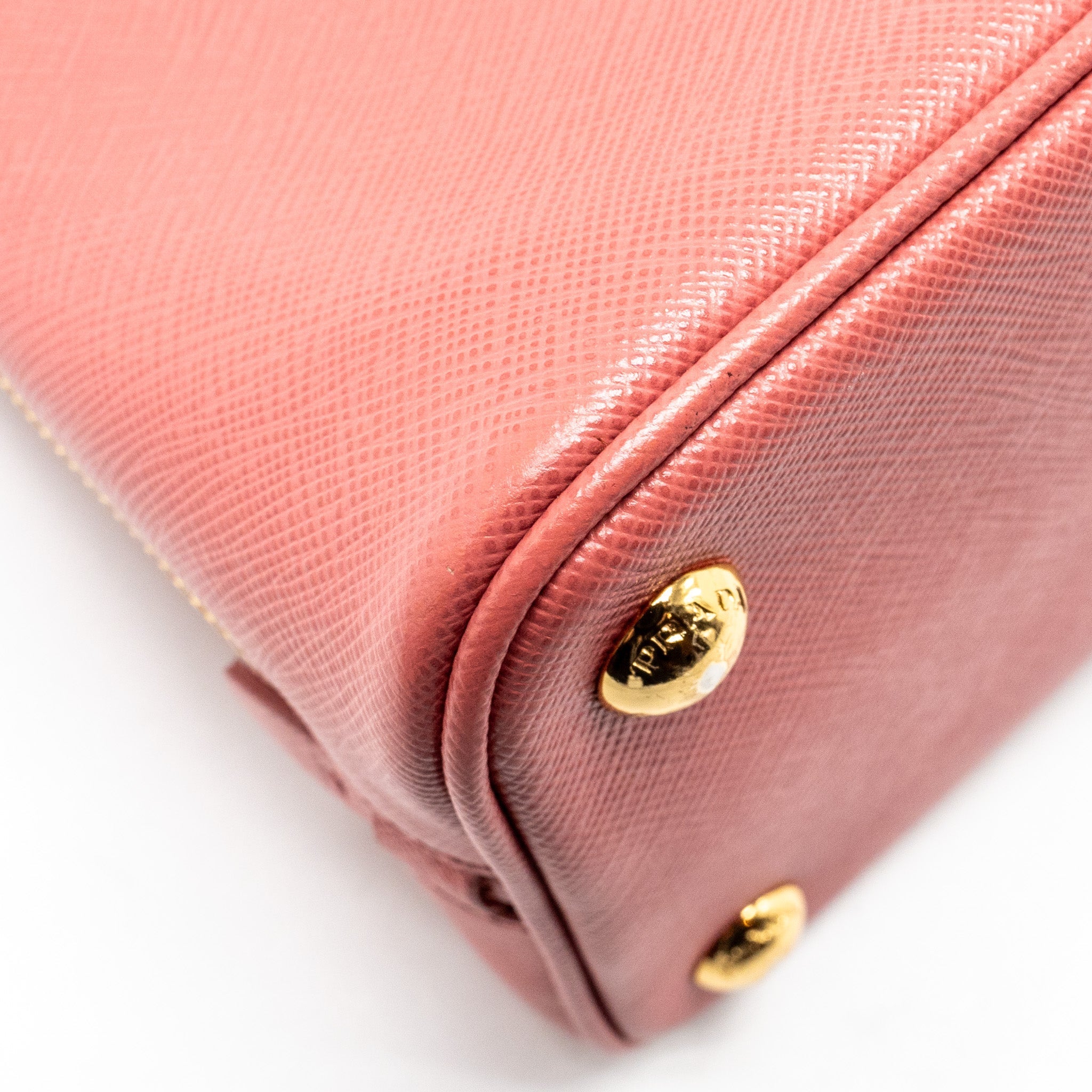 PRADA SAFFIANO PROMENADE BAG PINK GHW