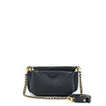 LOUIS VUITTON MULTI POCHETTE ACCESSORIES MONOGRAM EMPRIENTED BLACK GHW (NEW VERSION)