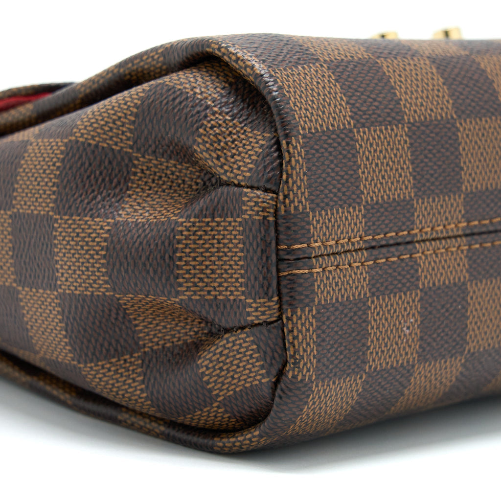 LOUIS VUITTON CROISETTE DAMIER EBENE GHW