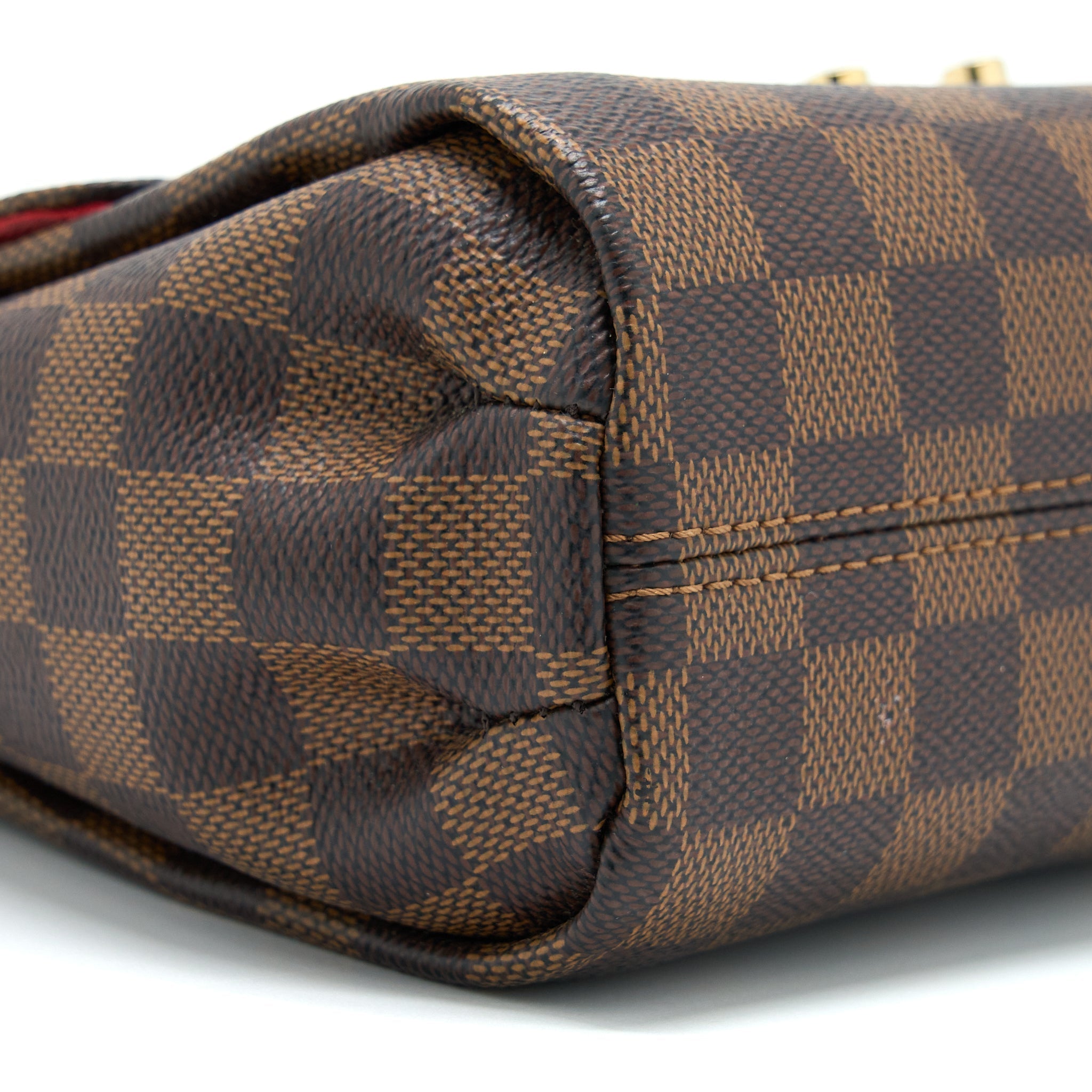 LOUIS VUITTON CROISETTE DAMIER EBENE GHW