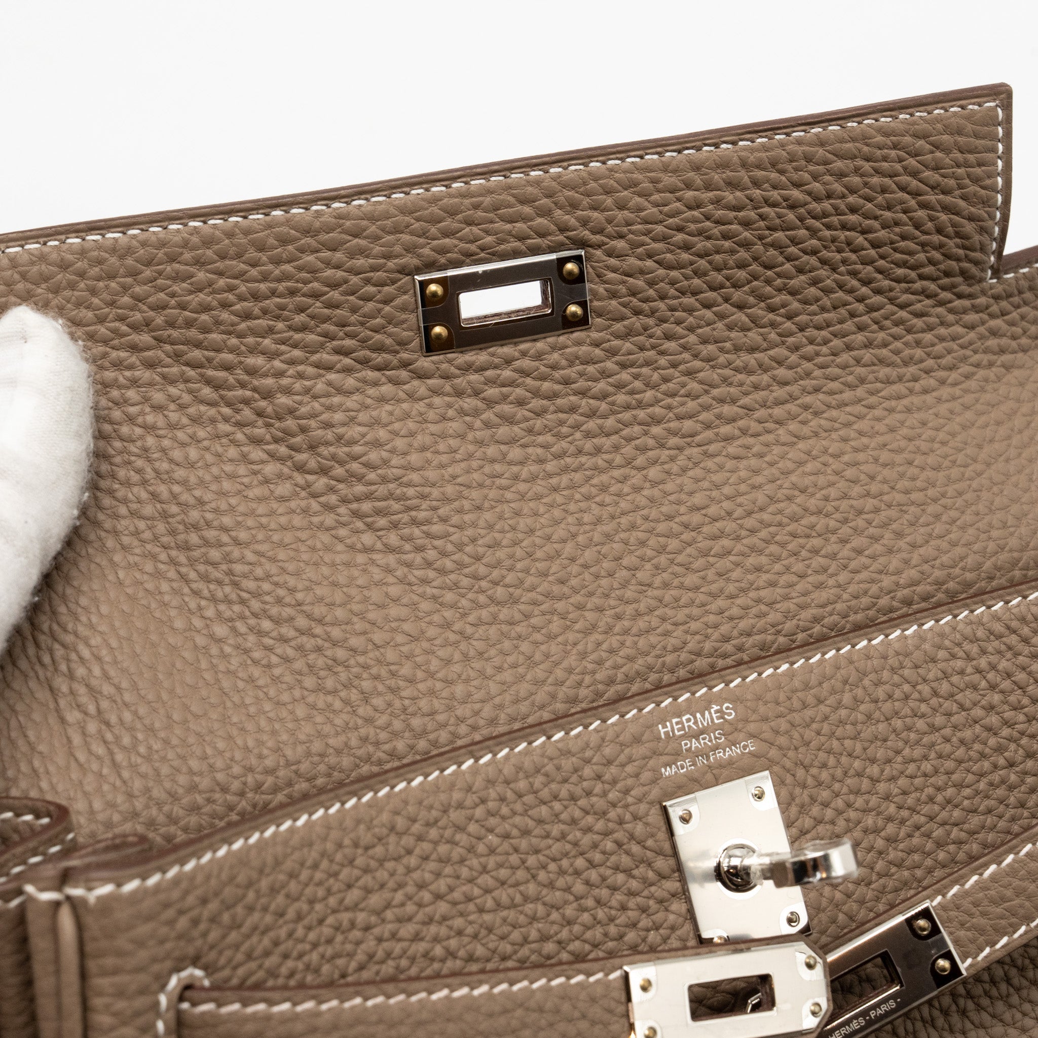HERMES KELLY 25 TOGO ETOUPE SHW